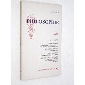 Revue philosophie - MARX - Numéro 31