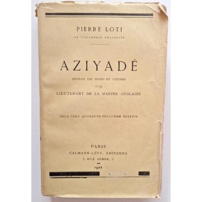 Aziyadé (243ème éd.)