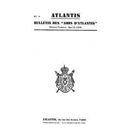 Revue Atlantis N°001 / 1927 / Appel en faveur d’un retour à la Tradition occidentale  / REIMPRESSION