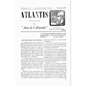 Revue Atlantis N°002 / 1927 / Primauté de l’Occident et chaîne des traditions / REIMPRESSION