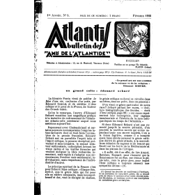 Revue Atlantis N°005 / 1928 /  / REIMPRESSION
