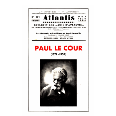 Revue Atlantis N°171 / 1954 / Paul Le Cour / REIMPRESSION
