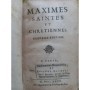 collectif | Maximes saintes et chrestiennes tirees. nouvelle edition