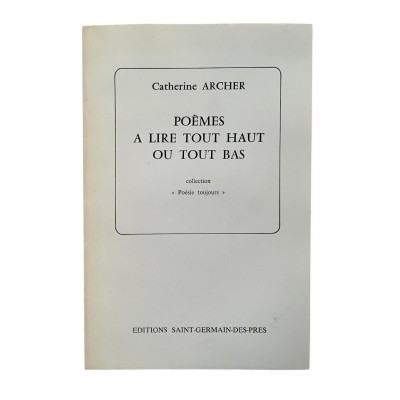 Poèmes à lire tout haut ou tout bas