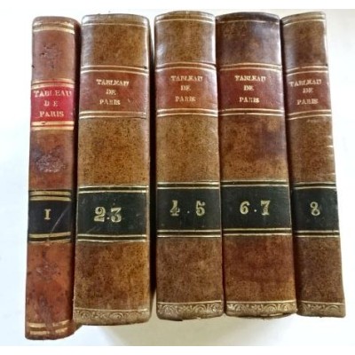 Tableau de Paris . Nouvelle édition corrigée  &  augmentée. Tome I -VIII