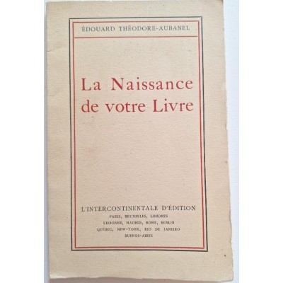 La Naissance de votre livre