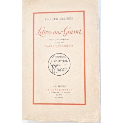 Lettres aux Grasset