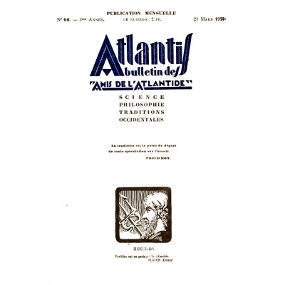 Revue Atlantis N°016 / 1929 / Saint Babolein / REIMPRESSION