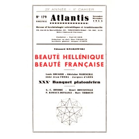 Revue Atlantis N°179 / 1955 /  / REIMPRESSION