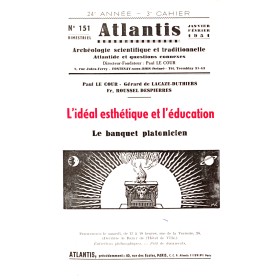 Revue Atlantis N°151 / 1951 / L’idéal esthétique et l’éducation / REIMPRESSION