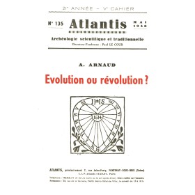 Revue Atlantis N°135 / 1948 / Évolution ou révolution ? / REIMPRESSION