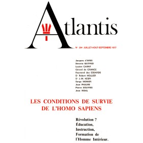 Revue Atlantis N°294 / 1977 / Les conditions de survie de l’Homo sapiens / ORIGINAL