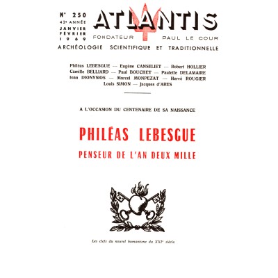 Revue Atlantis N°250 / 1969 / Philéas Lebesgue / REIMPRESSION