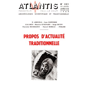 Revue Atlantis N°221 / 1964 / Propos d’actualité traditionnelle / REIMPRESSION