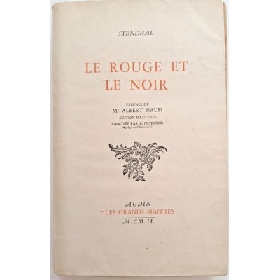 Le Rouge et le Noir édition illustrée