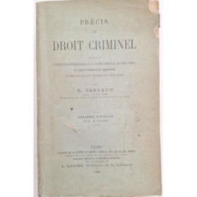 Précis de droit criminel (6ème Ed) revue et corrigée