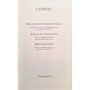 Leibniz, Gottfried Wilhelm | Discours de métaphysique - Essais de théodicée - Monadologie