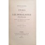 Prévost-Paradol, Lucien-Anatole | Etudes sur les moralistes français - suivies de quelques réflexions sur divers sujets