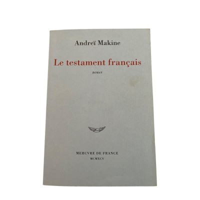 Le testament français : roman