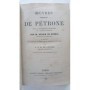 Pétrone | Oeuvres complètes de Pétrone. Et précédées des Recherches sceptiques sur le Satyricon et son auteur