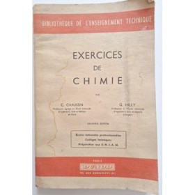 Exercices de chimie   2e édition.