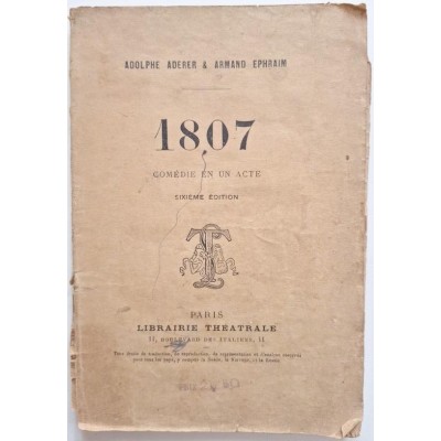 1807 : comédie en 1 acte  (6e édition )