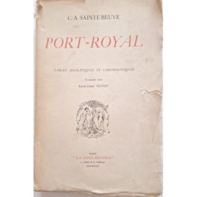 Port-Royal  Tables analytiques et chronologiques établies par René-Louis Doyon