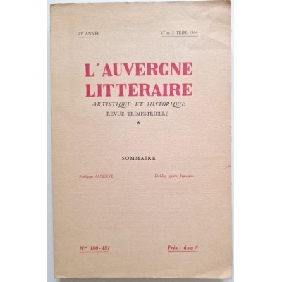 L'Auvergne littéraire 