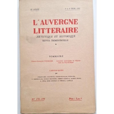 L'Auvergne littéraire 