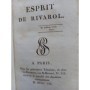 Rivarol, Antoine de | Esprit de Rivarol
