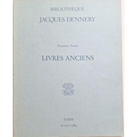 Bibliothèque Jacques Dennery. 1ère partie