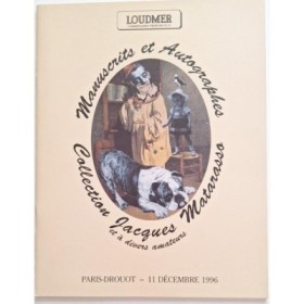 Collection Jacques Matarasso et à divers amateurs : lettres et manuscrits autographes : catalogue de vente