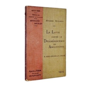 Boulenger - Ensch | La lutte contre la dégénérescence en Angleterre. Hygiène scolaire