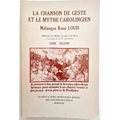 La Chanson de geste et le mythe carolingien
