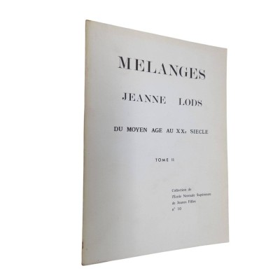 Mélanges de littérature : du Moyen âge au XX6 siècle. Jeanne Lods