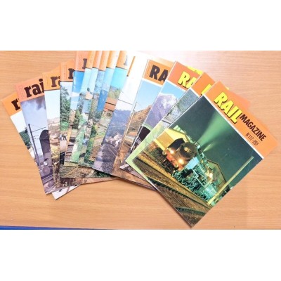 Rail Magazine  Lot de 15 numeros ( 1979-1987)