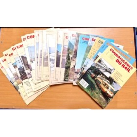 Connaissance du rail  Lot de 21 numeros (1979-1988)