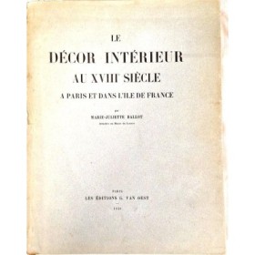 décor intérieur au XVIIIe siècle à Paris et dans la région parisienne