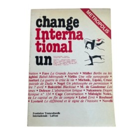 Change international : revue trimestrielle de la Fondation transculturelle internationale. N°1