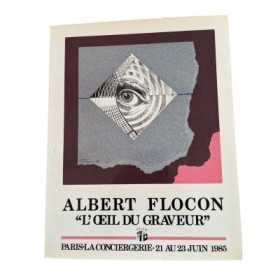 L'oeil du graveur" : Albert Flocon présente ses livres et quelques ouvrages anciens de son choix : Paris