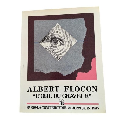 L'oeil du graveur" : Albert Flocon présente ses livres et quelques ouvrages anciens de son choix : Paris
