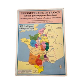 Griffe, Maurice | Les souverains de France : tableau généalogique et dynastique : Mérovingiens - Carolingiens - Capétiens - Bon
