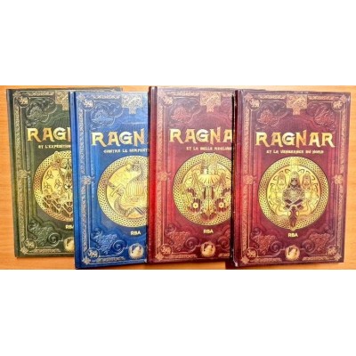 Mythologie Nordique lot de 4 livres de la saga Ragnar