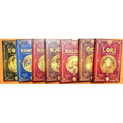 Mythologie Nordique lot de 7  livres de la saga nordique