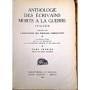 Association des écrivains combattants | Anthologie des écrivains morts à la guerre : 1914-1918 ( 4 tomes / 5 )