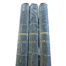Collectif | 223 numéros de la Gazette nationale où le Moniteur universel - 1791-92-93
