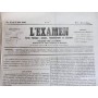 Charles de Massas (rédacteur) | Journal éphémère l'Examen - juin 1848 - numéro spécimen et N°3