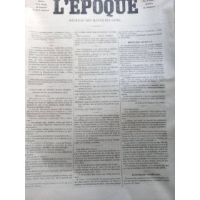 Collectif | L'époque. Journal des honnêtes gens. N° 1,2,3 et 5 - Juin 1848