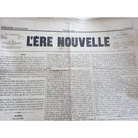 Collectif | Journal l'Ere nouvelle - 18 numéros - 1848