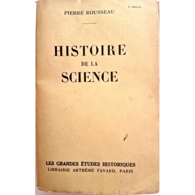 Histoire de la science (9e éd.)